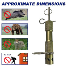 Tmalltide Perimeter Trip Alarm, Camping Trip Wire Alarm Device, Early Warning Security System for Camping and Property Safety, Use 209 Primers (1PC)