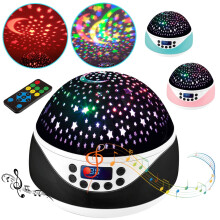 Dsseng Night Light for Kids with Music & Timer, Compatible with Baby Nursery, 12 Soothing Sounds, Remote Control, White Noise Machine