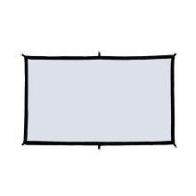 Tahtuvzn Clearance! 60.62x33.46" Portable 16:9 Foldable Anti-Crease Double-Sided Projector Screen compatible with home, party, camp