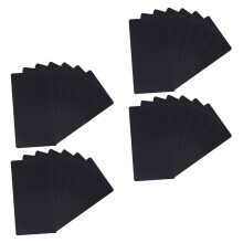 100pcs DIY Engraved Business Cards Blank Aluminium Business Cards Name Cards