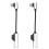 2 Pcs Type C to 3.5mm Headphone Adapter, Bendable Silver Cable 10