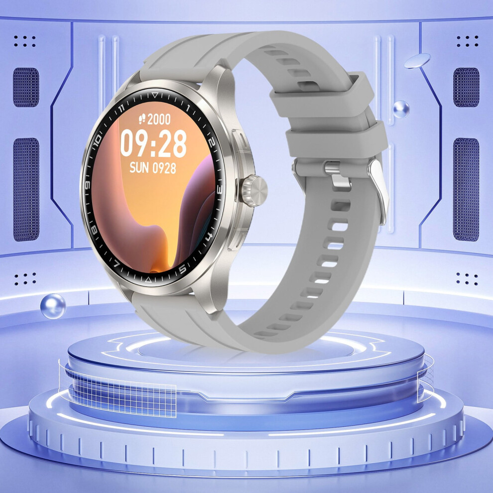 Txmfgh 1.46" Color Screen Smartwatch, Bluetooth Calling, Multiple Sports Modes, Long Battery, Ip68 Waterproof (Black, Blue, Silver) Blue,Black,Silver 9399596982939
