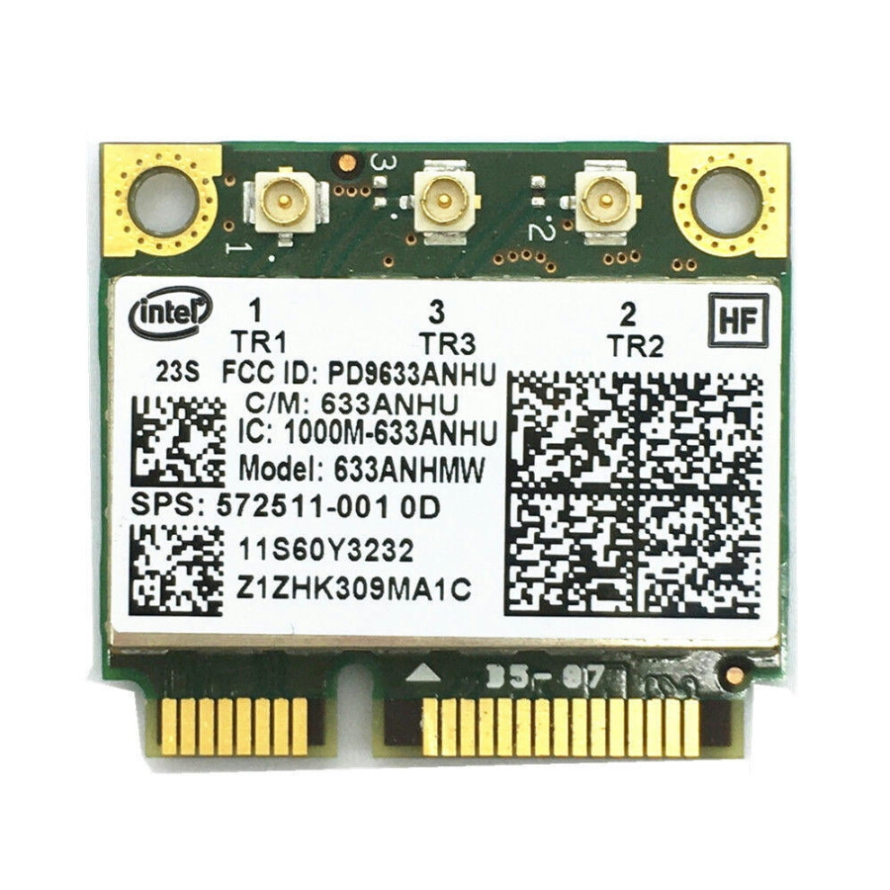 For Card For 633Anhmw Half Mini Pci E 450Mbps For 6300Agn 6300 Agn 60Y3232 9399596485539