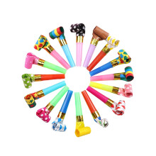 Jygee 100 Pieces Blowing Dragon Whistle Colorful Whistles Kids Birthday Party Decor Noise Maker Blow Cheer Favors Toys Colorful