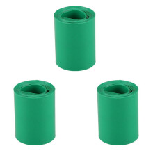 3pcs 2M 50mm Dark Green PVC Heat Shrink Tubing Wrap for 2 X 18650 Battery