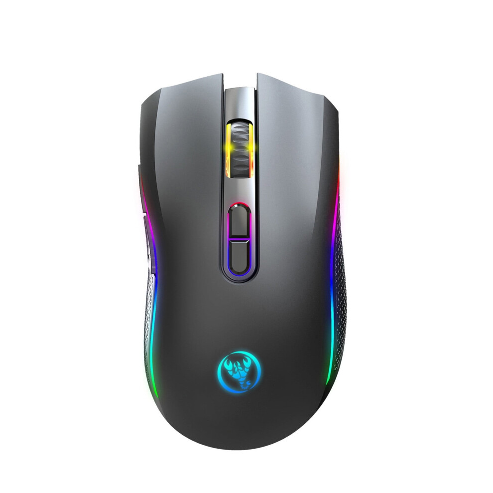 Valseel Wireless Mouse 2.4Ghz Wireless Mouse Gaming Mouse Rgb Backlight Wireless Optical Usb Gaming Mouse 4800Dpi Rechargeable Mute Mice Electronics 9399596985633