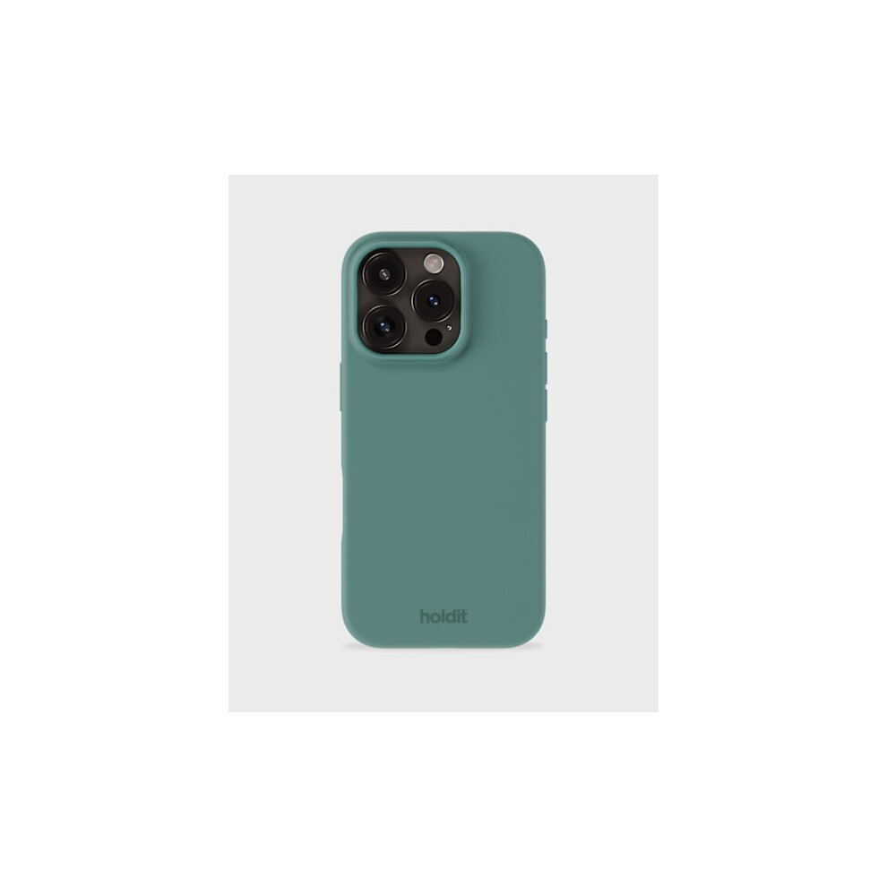 Holdit Compatible With Iphone 16 Pro Mobile Case Silicone Moss Green 9085618209442