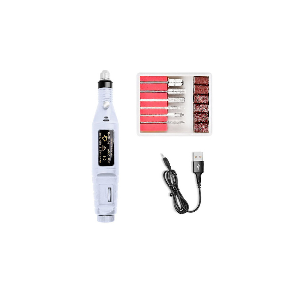 White Toenail File For Thick Toenails Set Manicure And Pedicure Professional New