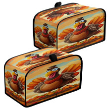 4 Slice Toaster Dust Cover, Compatible with Bread Machine Oven, Dustproof & Fingerprint Protection, Kitchen Bakeware Protector, Women Gift