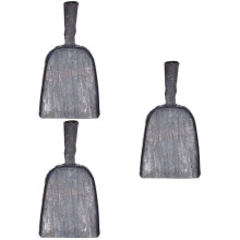 3pcs Kitchen Steel Shovel Kitchen Stove Shovel Fireplace Shovel Ash Cleaning Shovel Home Supply