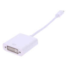 jixopn Type C USB 3.1 Male to DVI 1080P Portable Extended Power Adapter Cable