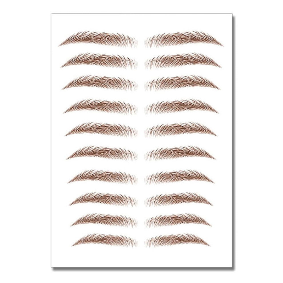 CHAXIN 6D Eyebrows Sticker Semi-Permanent False Tattoo Eye Brow Makeup Decals Universal Eyebrow stickers Makeup Parts