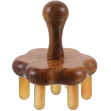 Eease Ox Horn Massage Comb Gua Sha Wide Tooth Comb Acupoint Massager