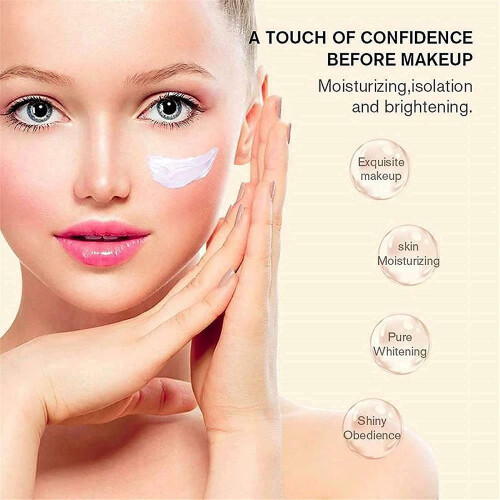 Face Primer Pore Minimizer Hydrating Matte Oil Control Base for Smooth Coverage 2PC 1