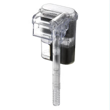 Aquarium Filter with Mini Waterfall Design, USB Quiet Operation for Small Fish Tank, Includes Media