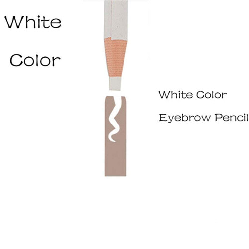 3 Pcs White Microblading Eyebrow Pencil Waterproof PeelOff Core for Precise Brow Mapping 1