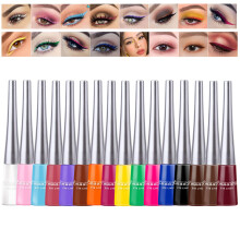 Matte Liquid Eyeliner Set 16 Colors Waterproof Long Lasting Pigment Rainbow Eye Makeup Kit