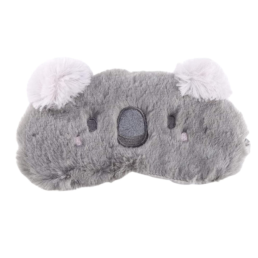 Light Sleeping Eye Mask Cute Plush Koala Design For Women And Kids, Soft Comfort For Travel And Naps