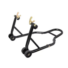 Motorcycle Rear Stand Adjustable Fork Spool Rustproof Steel Frame for Rapid Wheel Lifting