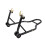 Motorcycle Rear Stand Adjustable Fork Spool Rustproof Steel Frame for Rapid Wheel Lifting 1