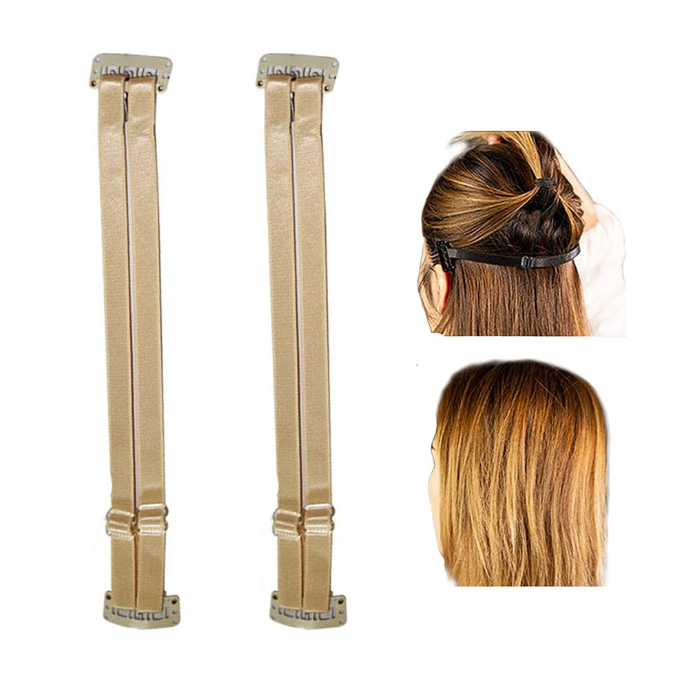 Facelift Band with Clips Invisible Under Hair Adjustable Face Lift Tape for Instant Brow Lift