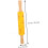 Rolling Pin Wooden Dough Roller with Smooth Surface Ergonomic Grip for Pastry Pizza Bread Baking 2