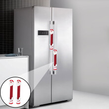 SUSUchens 2Pcs Christmas Refrigerator Door Handle Cover Durable Washable Reusable Handle Cover for Festive Decoration Style H 2pcs