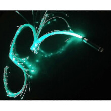 Colorful LED Dance Flash Optical Fiber Whip Atmosphere Lamp Props 7 Color Dance Whip xi (FMY) Sky Blue