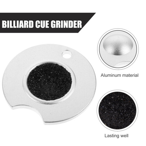 Cue Tip Shaper Pool Tip Shaper Round Cue Tip Burnisher Billiard Accessory 2
