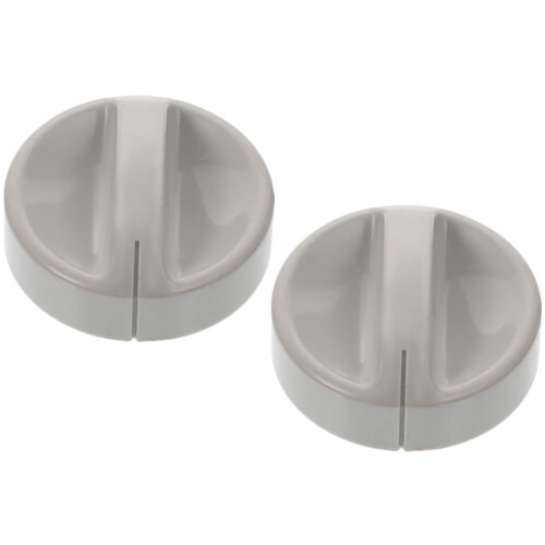 Qiysamall Microwave Oven Plastic Handle Button Timer Knobs Caps Component Replacement Parts 2 Pcs White