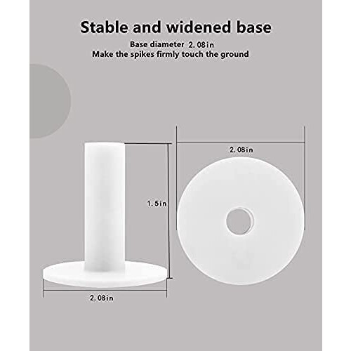 LKERLAN Rubber Golf Tee Holder Set for Practice & Driving Range Mats 1