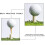 LKERLAN Rubber Golf Tee Holder Set for Practice & Driving Range Mats 4