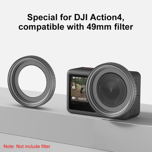 For Action 4 Filter Holder Metal Protective Filter Frame (Black) 2