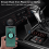 Exogio Bluetooth 5.0 Adapter In-Flight Wireless Technology Stereo Receiver with Power cord 2