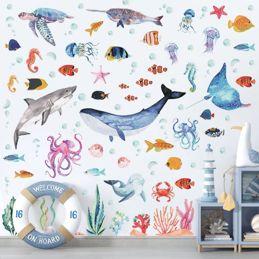 YiFudd Dinosaur Wall Decal Kindergarten Children's Room Wall Decoration Living Room Background