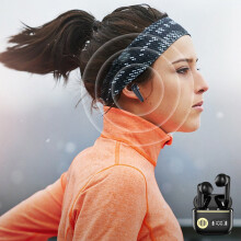 Wireless Earbuds Bluetooth 5.2 with LED Display, ENC Noise Cancelling, Microphone for Calls, Sports Earphones compatible with iPhone & Android