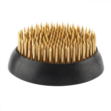 Viccilley Round Kenzan-Round Flower Arrangement Pin Ikebana Kenzan Flower Decoration Fixed Arranging Tool(60mm)