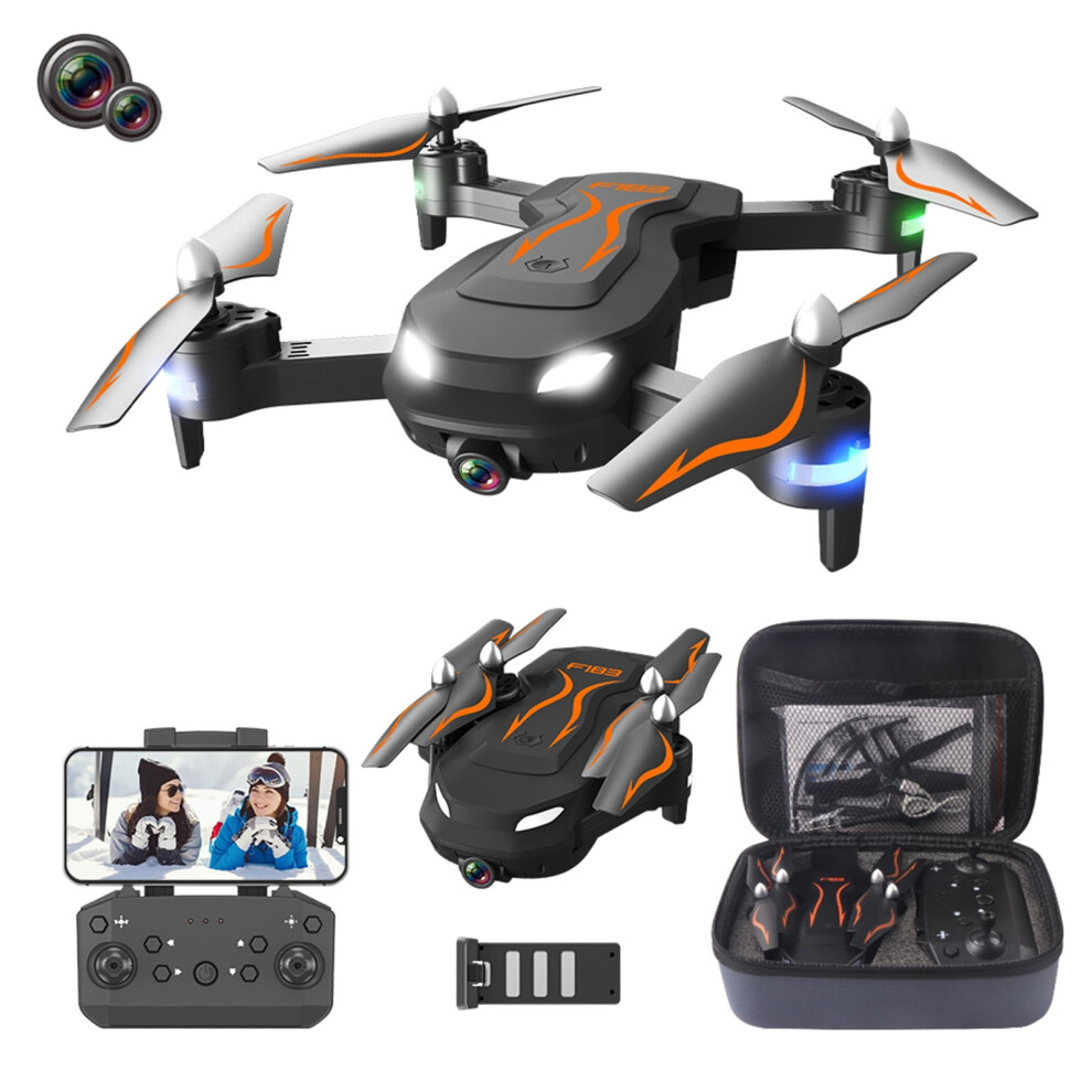 Wjsxc Drone With Dual Hd Fpv Camera, Compatible With Remote Control Toys, Altitude Hold, Headless Mode, Gift For Kids, Black 9027700904590