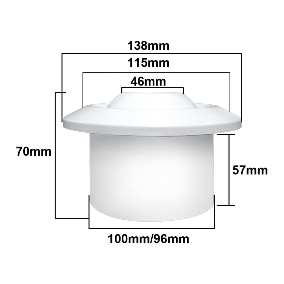 Abs Circular Spherical Nozzle Air Vent For Airport Station Central Ventilation 9027700904378