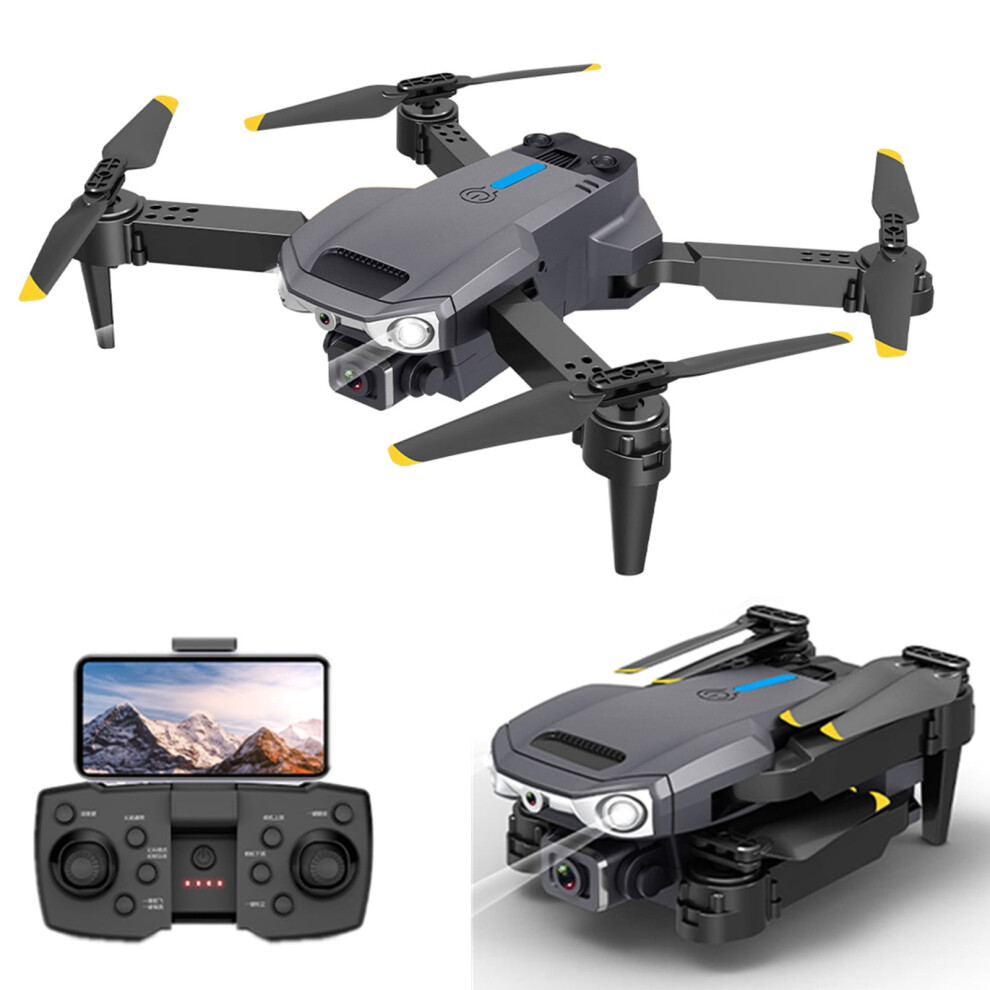 Wjsxc Drone With Dual Hd Fpv Camera, Compatible With Remote Control Toys Gifts For Boys Girls, Altitude Hold, Headless Mode, Black 9027700904583