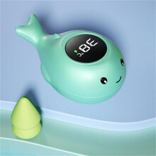 yilyih Baby Bath Thermometer, Whale Design, BPA-Free, Temp & Room Warning, compatible with All Bathtubs, for Newborns & Infants