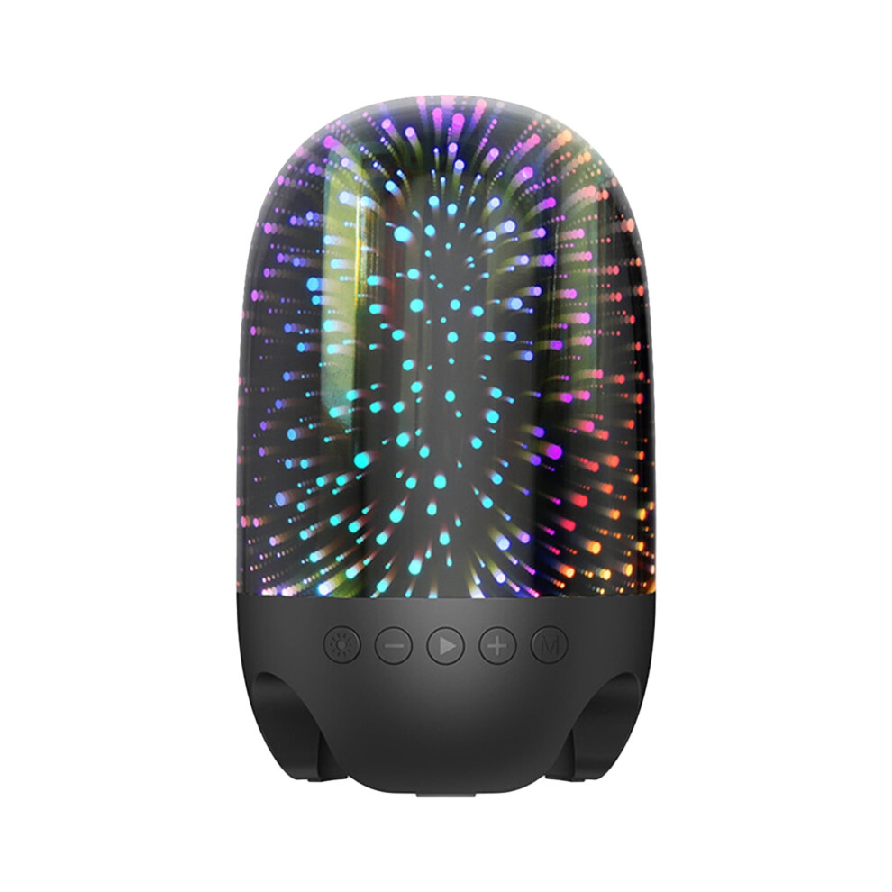 Aurigate Night Bluetooth Speaker, 3D Glass Touch Control Lamp, 7-Color Led Rechargeable Wireless Speaker, Portable Bedside Table Lamp Light 9027700906587