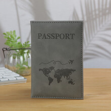 AUMIY 1pc RFID Blocking Passport Holder - Secure and Stylish Travel Wallet for Men and Women