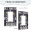 Jaguars Switching Lights Single Leather Roman Frame Switch Panel Wall Panel Single Double/Pull Light Switch 5