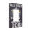 Jaguars Switching Lights Single Leather Roman Frame Switch Panel Wall Panel Single Double/Pull Light Switch 2