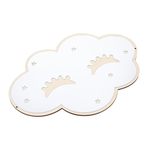 1 Set Creative Wall-mounted Decorative Mirror Hanging Mirror for Kids Bedroom 2