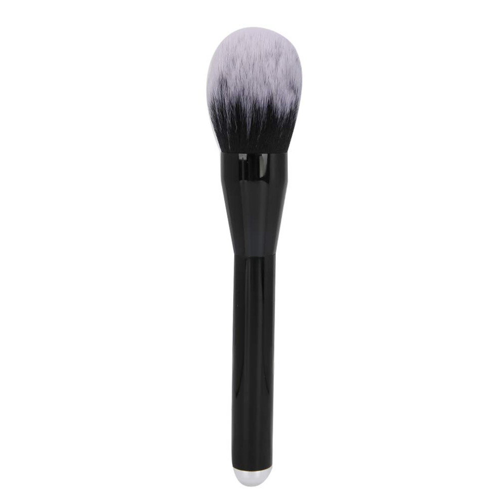 Makeup Brush Loose Powder Brush for Face with Dense Fluffy Head for Even Smooth Finish Black