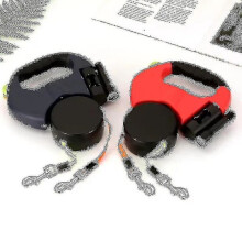 Retractable Double Dog Leash with Two 3-Meter Lines 360 Double Tangle-Free Dog Leash for Walking-subaoe-Excellence