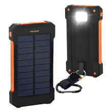 20000mAh Solar Charger - Large Capacity Waterproof Outdoor LED Gift Mobile Charger