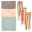 3 Sets Embroidery Material Pack Thread Kit Plastic Polyester 1